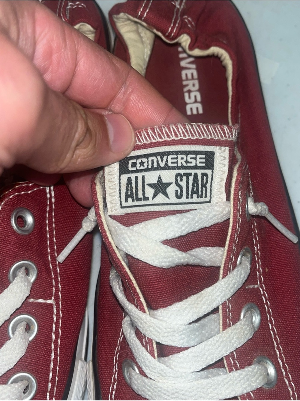 Converse Chuck Taylor All Star Shoreline Slip On Brick Red Black White Womens 10 - Picture 3 of 10